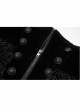 Gothic Gorgeous Retro Lace Vintage Black Carved Sewing Button Corset