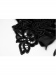 Gothic Gorgeous Retro Lace Vintage Black Carved Sewing Button Corset