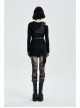 Punk Metal Buttonhole With Temptation Embossed Pattern Embossed Leather Buckle Shoulder Armor Accessory