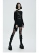 Punk Metal Buttonhole With Temptation Embossed Pattern Embossed Leather Buckle Shoulder Armor Accessory