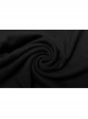 Punk Girls Knitted Fabric Stitching Weaved Flame Printing Fabric Bat Asymmetrical Design Flared Leg Sleeve