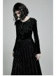 Punk Flocking Webbing Tie Rope Design Hollow Out Weaved Shawl