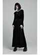 Punk Flocking Webbing Tie Rope Design Hollow Out Weaved Shawl