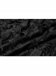 Punk Knitted Hole Design Metal Studs Threading Decoration Black Vest