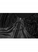 Gothic Stretch Knitted Mesh Off-Shoulder Design Sexy Crop Top