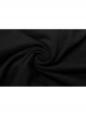 Gothic Elasticity Cotton Neckline Hollow Buttonhole Strap Design Cut-Out Slash Neck T-Shirt