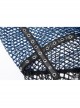 Daily Punk No Elasticity Mesh Buttonhole Decoration Perspective T-Shirt
