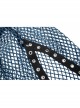 Daily Punk No Elasticity Mesh Buttonhole Decoration Perspective T-Shirt