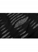 Daily Stretch Knitted Fabric Hollowed Out Spider Print Adjustable Halter Vest
