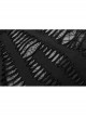 Daily Stretch Knitted Fabric Hollowed Out Spider Print Adjustable Halter Vest