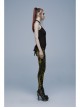 Gothic Knitting Stretch Knit Metal Skull Decoration Daily Sexy Adjustable Shoulder Strap Camisoles