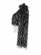Gothic Two-Color Artificial Fur Plush Metal Zipper Loose Short Coat
