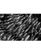 Gothic Two-Color Artificial Fur Plush Metal Zipper Loose Short Coat