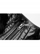 Gothic Two-Color Artificial Fur Plush Metal Zipper Loose Short Coat