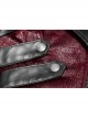 Red Gothic Special Hot Rubber Sleeved Metal Buckle Decoration Windbreaker