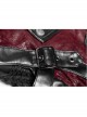 Red Gothic Special Hot Rubber Sleeved Metal Buckle Decoration Windbreaker