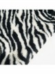Punk Black And White Stripe Design Shiny Belt With D-Shaped Buckle Decoration Padded Jacket