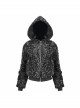 Two-Tone Woolen Grain Fleece D-Shaped Buckle With Leather Drawstring Stitching On The Shoulder Metal Five-Pointed Star Zipper Female Coat
