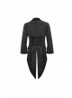 Gothic Embroidered Print Pattern Metal Pattern Buckle Decoration Trumpet Sleeve Design Tuxedo