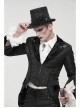 Gothic Embroidered Print Pattern Metal Pattern Buckle Decoration Trumpet Sleeve Design Tuxedo