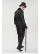 Gothic Embroidered Print Pattern Metal Pattern Buckle Decoration Trumpet Sleeve Design Tuxedo
