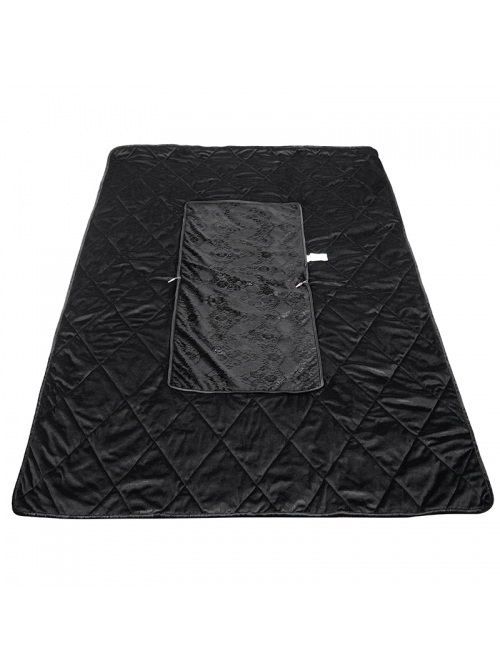 Gothic Pattern Printed Velvet Fabric Expandable With Metal Zipper Pillow