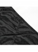 Gothic Pattern Printed Velvet Fabric Expandable With Metal Zipper Pillow