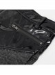 Gothic Black Hexagon Pattern Irregular Star Reflection Shiny Elasticity Leather Leggings