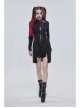Punk Vertical Suture Texture Leather Metal Buckle Design Decoration Long Shirt