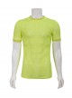 Gothic Diamond-Shaped Net Hyperelastic Basic Style Short Sleeve Crew Neck Men T-Shirt