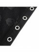 Gothic Cotton Knitted Fabric Fake Two-Piece Small Stand-Up Collar Patchwork Skull Mesh Super Short Vest