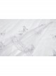 Gothic Embroidery Floral Pattern Decoration Female White Romantic Veil