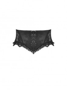 Black Gothic Noble Velvet Tie Design Cutout Printed Lace-Trim Embroider Corset