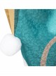 Game Genshin Impact Gorou Women's Wear Shape Miss Hina Halloween Cosplay Costume Cyan Long Dress Set