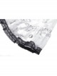 Sexy Lace Pleated Design Punk  Black Line Pattern Decoration Strap Dress