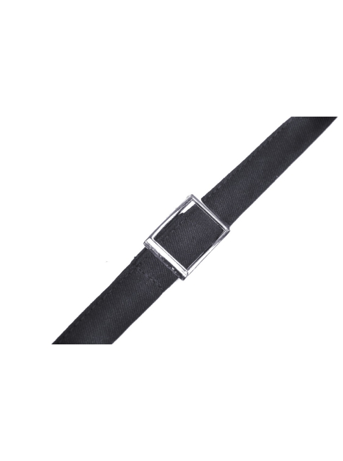 Punk Rock Cross Side Rope Pleated Design Double Row Belt Decoration Strap Dress