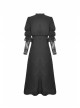 Gothic Cutout Sexy Lace Wings Embroidered Print Pattern Decoration Puff Long Sleeves Dress