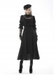 Gothic Cutout Sexy Lace Wings Embroidered Print Pattern Decoration Puff Long Sleeves Dress