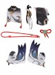 Game Genshin Impact Shenhe Halloween Cosplay Costume Opaque Design Printing Bodysuit Full Set