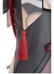 Game Genshin Impact Shenhe Halloween Cosplay Costume Opaque Design Printing Bodysuit Full Set