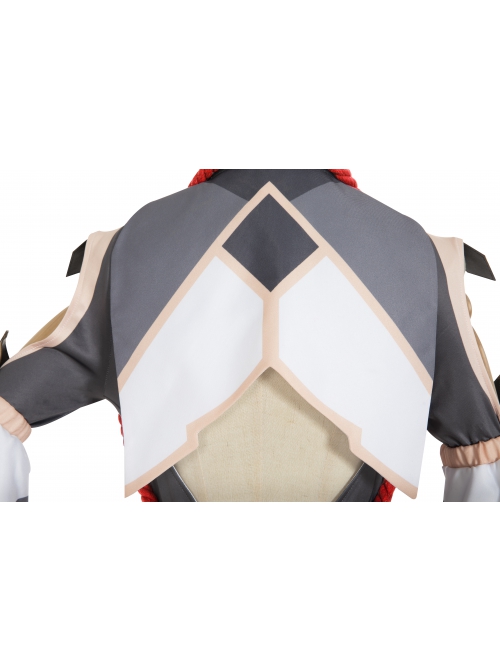 Game Genshin Impact Shenhe Halloween Cosplay Costume Opaque Design Printing Bodysuit Full Set