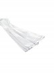 Gothic Flared Sleeve Design Square Neck Embroidered Print Decoration White Princess Halter Dress