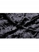 Gothic Devil'S Sharp Ear Square Collar Cross Strap Design Trumpet Sleeve Velvet Dress
