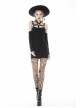 Punk Off Shoulder Sexy Tight Cross Straps With Buckle Design Long Sleeves Mini Dress