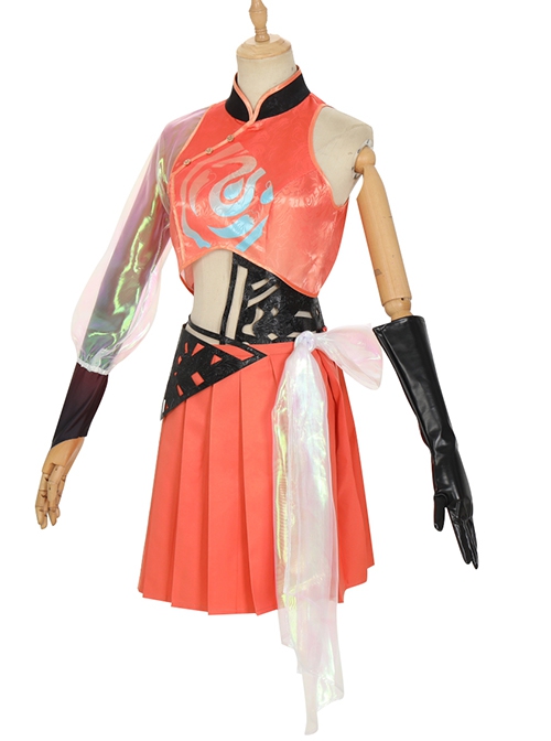 Honor Of Kings Gongsun Li Chinese Style Girl Jing Hong Dance Game Skin Halloween Cosplay Costume Set
