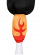 Demon Slayer Rengoku Kyoujurou Halloween Cosplay Costume Flame Printing White Cloak And Legguards