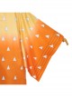 Demon Slayer Agatsuma Zenitsu Halloween Cosplay Costume Orange Cloak And Legguards