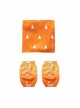 Demon Slayer Agatsuma Zenitsu Halloween Cosplay Costume Orange Cloak And Legguards