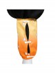 Demon Slayer Agatsuma Zenitsu Halloween Cosplay Costume Orange Cloak And Legguards