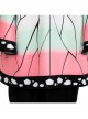 Demon Slayer Kochou Shinobu Halloween Cosplay Costume Butterfly Texture Printing Cloak Set